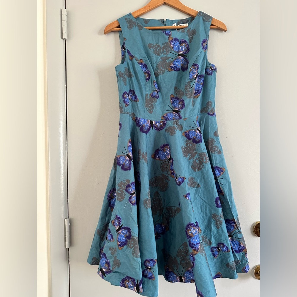 Grace Karin boat neck 1950s swing dress - Picture 3 of 6
